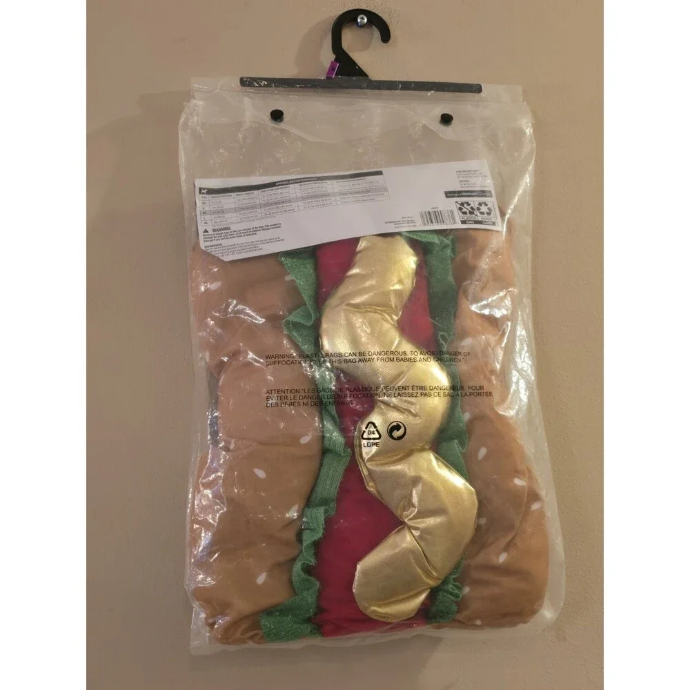 New Vibrant Life Hot Dog Costume Dog Medium 20–50 lb Halloween Funny New C160